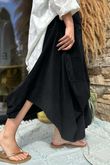 Made in Italy Dalston Needlecord Parachute Skirt Black /8 =